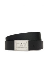 EA7 Emporio Armani Pasek Męski 7X000091 AF14319 MC165 Czarny. Czarne paski damskie EA7 Emporio Armani, bez wzorów, ze skóry. Za 199.99 zł.