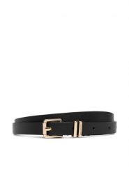 Tommy Hilfiger Pasek Th Square 1.5 AW0AW18693 Czarny. Czarne paski damskie Tommy Hilfiger, bez wzorów, ze skóry. Za 189.99 zł.