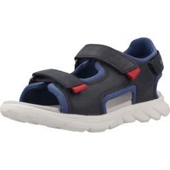 Sandały GEOX J SANDAL AIRADYUM BO Niebieski. Niebieskie sandały męskie Geox, z materiału, bez zapięcia. Za 159.99 zł.