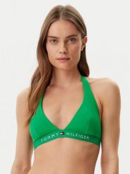 Tommy Hilfiger Góra od bikini UW0UW05813 Zielony. Zielone bikini damskie Tommy Hilfiger, xs, bez wzorów. Za 119.99 zł.