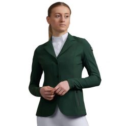 Kurtka do jazdy konnej dla kobiet Premier Equine Evinco. Zielone kurtki sportowe damskie PREMIER EQUINE, s, bez wzorów, ze skóry, bez kaptura, do jazdy konnej. Za 841.20 zł.