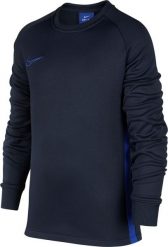 Nike Bluza piłkarska Therma Academy granatowa r. M (AO9186 451). Bluzy męskie Nike, m, bez wzorów, bez kaptura. Za 107.91 zł.