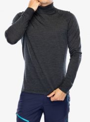 Bluza termoaktywna męska Houdini Activist Turtleneck. Szare bluzy męskie Houdini, m, bez wzorów, z materiału, bez kaptura, snowboardowy. Za 601.15 zł.