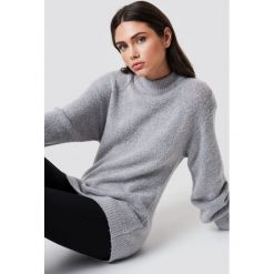 Rut&Circle Sweter z bufiastym rękawem Vega - Grey. Swetry damskie marki Rut&Circle. Za 161.95 zł.