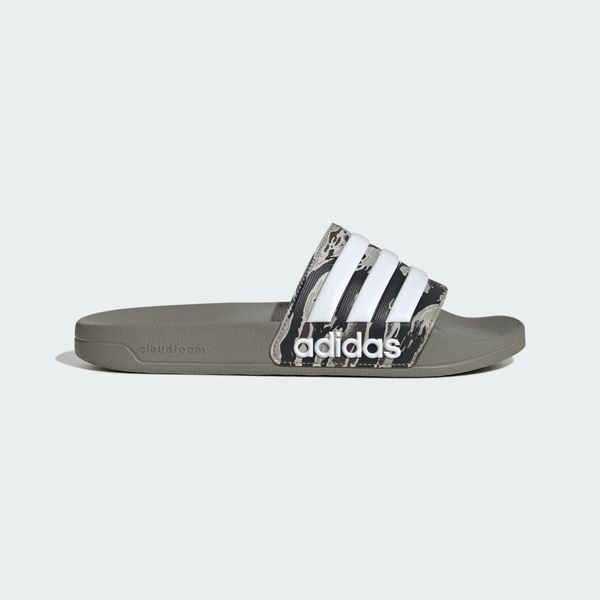 Adilette Shower Slides. Białe klapki damskie Adidas, bez wzorów. Za 136.00 zł.