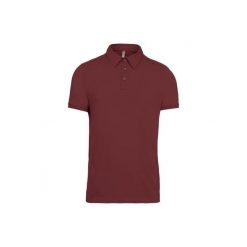 Koszulka polo z dżerseju Kariban. Czerwone koszulki polo męskie KARIBAN, xl, bez wzorów, z bawełny, eleganckie, bez ramiączek. Za 116.00 zł.
