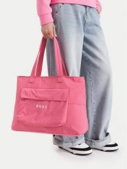 Roxy Torebka WBEOHP-ROXY-MZ-005-10 Różowy. Czerwone torebki do ręki damskie Roxy, bez wzorów, z materiału, bez dodatków. Za 79.99 zł.