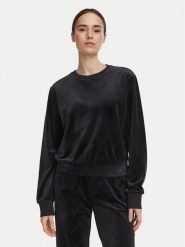 Guess Bluza O6BQ02 K5062 Czarny Regular Fit. Czarne bluzy damskie Guess, s, z aplikacjami, z syntetyku, bez kaptura. Za 264.99 zł.