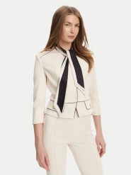 Elisabetta Franchi Marynarka GI-T51-51E2-V560 Écru Regular Fit. Żakiety damskie Elisabetta Franchi, bez wzorów, z syntetyku. Za 1,439.00 zł.