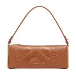 Torebka Elisabetta Franchi. Brązowe torebki do ręki damskie Elisabetta Franchi, bez wzorów, klasyczne, bez dodatków. Za 1,289.00 zł.