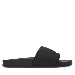 Klapki Liu Jo. Czarne klapki damskie Liu Jo, bez wzorów, bez obcasa. Za 159.99 zł.