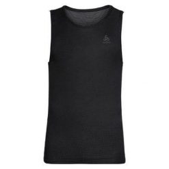 Koszulka techniczna męska Odlo ACTIVE F-DRY Light. Czarne koszulki sportowe męskie Odlo, na lato, m, bez wzorów, bez kołnierzyka, bez ramiączek, do jazdy konnej. Za 149.25 zł.