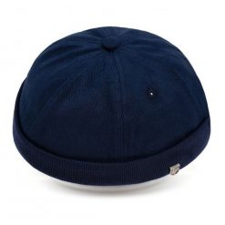 Letnia Czapka - Leonka (Dokerka) - Pako Jeans - Granatowa. Niebieskie czapki i kapelusze męskie Pako Jeans, na lato, bez wzorów, z bawełny. Za 49.99 zł.