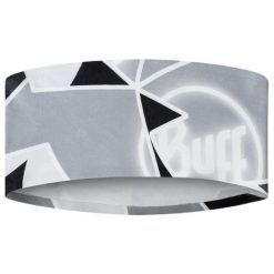 Opaska ThermoNet lekka, kompatybilna z kaskiem. Białe czapki i kapelusze damskie Buff, na zimę, bez wzorów, sportowe. W wyprzedaży za 69.93 zł.