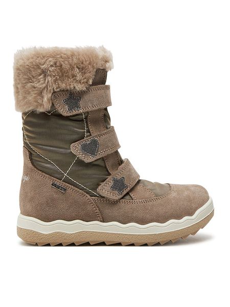 Primigi Śniegowce 6880233 S GORE-TEX Beżowy. Brązowe buty zimowe dziewczęce Primigi, bez wzorów, z gore-texu, bez zapięcia. Za 349.99 zł.