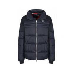 Kurtka puchowa Sergio Tacchini Dhule. Niebieskie kurtki męskie Sergio Tacchini, na zimę, m, bez wzorów, z puchu, eleganckie, bez kaptura. Za 357.00 zł.