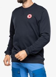 Bluza bawełniana męska Fjallraven 1960 Logo Badge Sweater M. Niebieskie bluzy męskie Fjällräven, l, bez wzorów, z bawełny, bez kaptura. Za 464.19 zł.