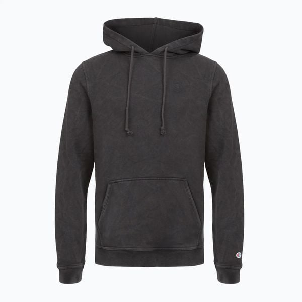 Bluza męska Champion 221571 Sweatshirt Hooded. Czarne bluzy męskie Champion, l, bez wzorów, z bawełny, z kapturem. Za 143.99 zł.