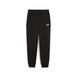 Damskie spodnie dresowe Essentials z wysokim stanem i zwierzęcym nadrukiem PUMA. Czarne spodnie dresowe damskie Puma, bez wzorów, z dresówki, do biegania. Za 219.00 zł.
