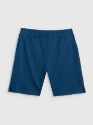 4F Spodenki dresowe męskie - turkusowe XL. Niebieskie krótkie spodenki sportowe męskie 4f, m, bez wzorów, z dresówki. Za 89.99 zł.