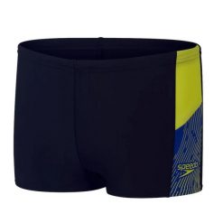 Kąpielówki chłopięce spodenki kąpielowe Speedo Boy's Dive Splice. Niebieskie kąpielówki dla chłopców Speedo, bez wzorów, z materiału. Za 136.00 zł.