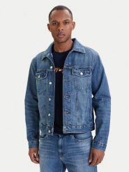 Tommy Jeans Kurtka jeansowa Ryan DM0DM23003 Niebieski Regular Fit. Niebieskie kurtki męskie Tommy Jeans, m, bez wzorów, z bawełny, bez kaptura. Za 449.99 zł.
