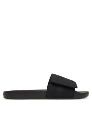 Calvin Klein Klapki Adj Pool Slide Canvas Logo HM0HM01749 Czarny. Czarne klapki męskie Calvin Klein, z materiału. Za 139.99 zł.