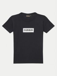 Napapijri T-Shirt Chamois NP0A4ILE S Czarny Regular Fit. Czarne t-shirty dla chłopców Napapijri, bez wzorów, z bawełny, bez ramiączek. Za 59.99 zł.