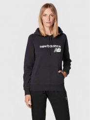 New Balance Bluza Classic Core Fleece WT03810 Czarny Relaxed Fit. Czarne bluzy damskie New Balance, s, bez wzorów, z syntetyku, bez kaptura. Za 149.99 zł.