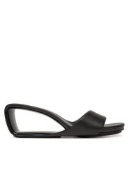 United Nude Klapki Mobius Mid 1000301162 Czarny. Czarne klapki damskie United Nude, bez wzorów, ze skóry, bez obcasa. Za 829.99 zł.