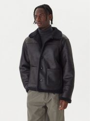 Jack & Jones Kurtka z imitacji skóry Cambridge 12282946 Czarny Regular Fit. Czarne kurtki męskie Jack & Jones, l, bez wzorów, ze skóry, bez kaptura. Za 379.99 zł.