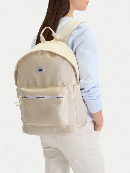 Reebok Plecak CWBEO-RBK-WS-004-09 Beżowy. Brązowe torby i plecaki dziecięce Reebok, z materiału. Za 99.99 zł.