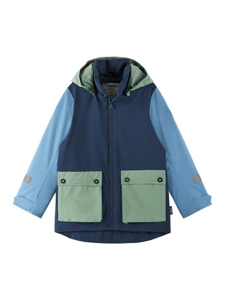 Reima Kurtka przeciwdeszczowa Sysma 5100409A Granatowy Regular Fit. Niebieskie kurtki i płaszcze dla chłopców Reima, bez wzorów, z syntetyku, bez kaptura. Za 299.99 zł.