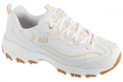 Buty sportowe Sneakersy damskie, D'Lites - Good Neutral. Białe obuwie sportowe damskie Skechers, bez wzorów, z materiału, trekkingowe. Za 339.99 zł.