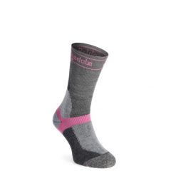 Skarpety rowerowe damskie Bridgedale MTB Winter Weight T2 Merino Sport Boot. Szare obuwie sportowe damskie Bridgedale, bez wzorów, rowerowe. Za 72.99 zł.