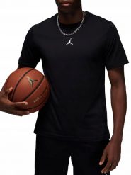 KOSZULKA męska NIKE JORDAN JUMPMAN FN5829-010 sportowa małe logo czarna M. Czarne koszulki sportowe męskie Jordan, m, bez wzorów, z bawełny, bez kołnierzyka, bez ramiączek, dri-fit (nike). Za 231.00 zł.
