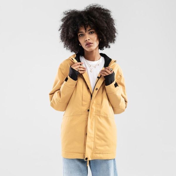 Kurtka Lifestyle damska W4-W Graupel LF. Brązowe kurtki damskie SIROKO, xl, bez wzorów, bez kaptura. W wyprzedaży za 425.00 zł.