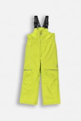 Spodnie narciarskie dziecięce z szelkami ocieplane Lemon Explore ZL4. Zielone spodnie materiałowe dla chłopców LEMON explore, na zimę, bez wzorów, z materiału. Za 229.90 zł.