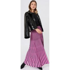 NA-KD Trend Spódnica z dzianiny w paski - Pink,Multicolor. Spódnice damskie marki NA-KD Trend. W wyprzedaży za 60.97 zł.