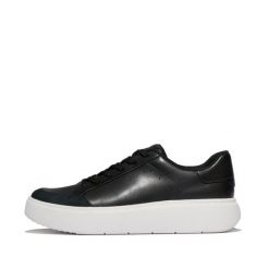 Damskie zamszowe trampki FitFlop Rtg. Czarne trampki i tenisówki damskie FIT FLOP, bez wzorów, ze skóry, eleganckie, bez zapięcia. Za 523.00 zł.