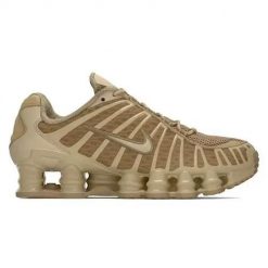 Buty do chodzenia damskie Nike Shox TL. Brązowe obuwie sportowe damskie Nike, bez wzorów, z gumy, trekkingowe. Za 849.99 zł.