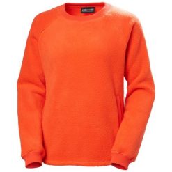 Damski polar Helly Hansen Escape Teddy. Czerwone swetry damskie Helly Hansen, bez wzorów, z polaru, sportowe, bez kołnierzyka, bez ramiączek, bez kaptura. Za 425.50 zł.