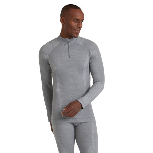 Koszulka Falke Wool-Tech Light. Szare koszulki sportowe męskie Falke, xl, bez wzorów, z dzianiny, bez kołnierzyka, bez ramiączek. Za 518.50 zł.
