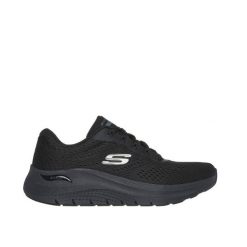 Buty do chodzenia damskie Skechers Bbk Arch Fit. Czarne obuwie sportowe damskie Skechers, bez wzorów, z materiału, trekkingowe, Skechers Sport. Za 467.00 zł.
