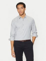 Guess Koszula M5RH29 WGXI1 Szary Regular Fit. Szare koszule męskie Guess, m, z aplikacjami, z bawełny, bez kołnierzyka, bez ramiączek. Za 269.99 zł.