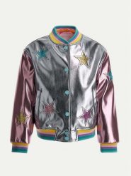 Original Marines Kurtka bomber DFP3001CF Kolorowy Regular Fit. Kurtki i płaszcze dla dziewczynek Original Marines, bez wzorów, ze skóry, bez kaptura. Za 129.99 zł.