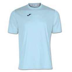 Koszulka do biegania męska Joma Combi. Niebieskie koszulki sportowe męskie Joma, m, bez wzorów, bez kołnierzyka, bez ramiączek, do biegania. Za 59.99 zł.