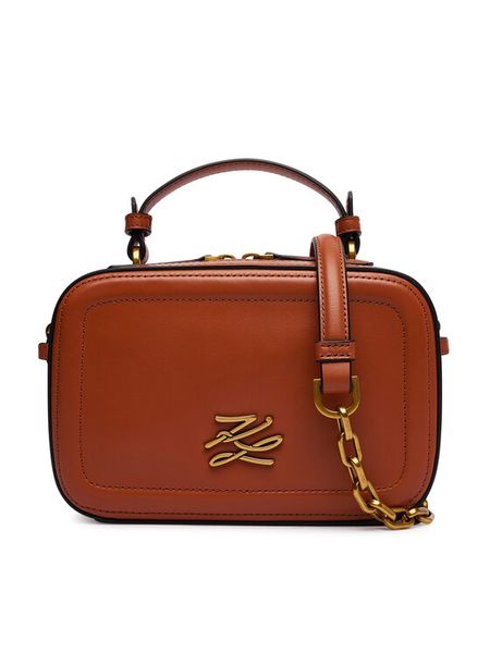 KARL LAGERFELD Torebka B1W30269 Brązowy. Brązowe listonoszki damskie KARL LAGERFELD, bez wzorów, bez dodatków. Za 1,299.00 zł.