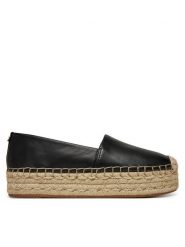 MICHAEL Michael Kors Espadryle Lynn 40S5LYFP1L Czarny. Czarne espadryle damskie MICHAEL Michael Kors, bez wzorów, ze skóry, bez obcasa, bez zapięcia. Za 399.99 zł.