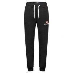 Geographical Norway Jogging Pant MAX BLACK DB MEN 054 (WY7833H/GN/Black). Czarne spodnie sportowe męskie Geographical Norway, na lato, bez wzorów, do biegania. Za 99.00 zł.